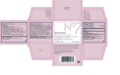 No7BeautSkinDCNormalDryCarton - No7 Beaut Skin DC NormalDry Carton
